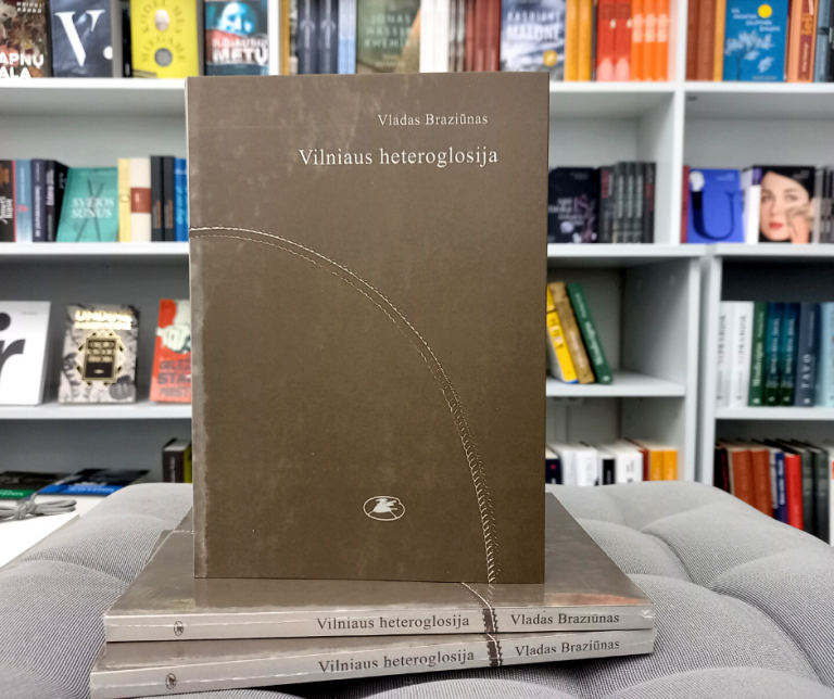 Naujausia leidyklos knyga – Vlado Braziūno poezijos rinkinys „Vilniaus heteroglosija“